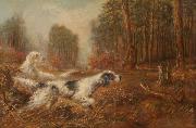 unknow artist Oil painting of hunting dogs by Verner Moore White. Germany oil painting artist